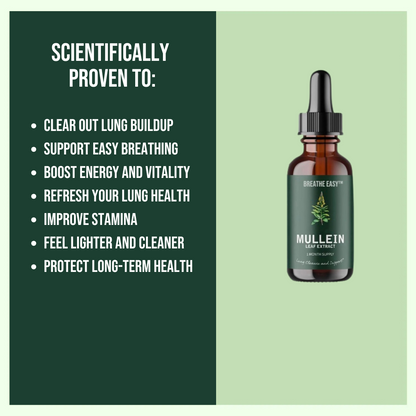 BreatheEasy™ 100% Natural Mullein Leaf Extract